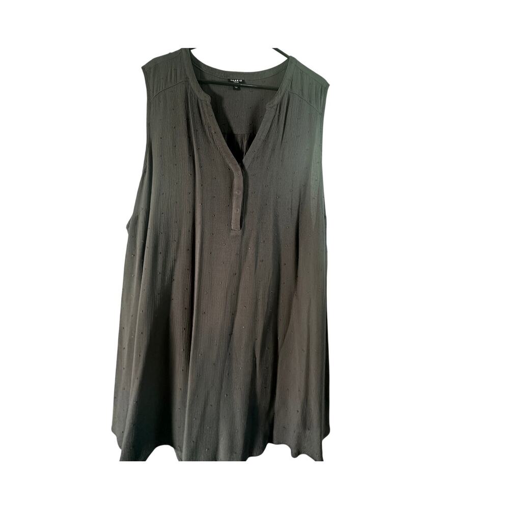 Torrid Harper Washable Gauze Pullover Sleeveless Top – Gray – Size 4X Plus